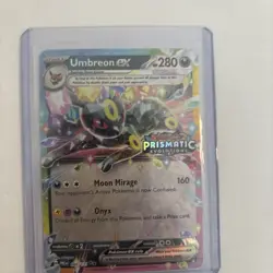 Pokemon Prismatic Evolutions Umbreon ex 60/131 Surprise Box Stamped Promo Opened - Image 1