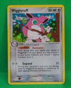Pokemon TCG Wigglytuff 52/112 FireRed & LeafGreen Reverse Holo NM - Image 1