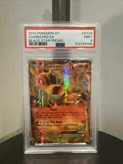 2014 Pokemon Xy Black Star Promo Charizard Ex #XY29 PSA 9 - Image 1