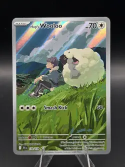 Hop's Wooloo 170/159 Sv09: Journey Together Holo 2025 Full Art Rare Pokemon NM - Image 1