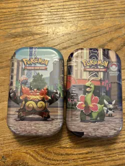 2026 POKEMON TCG LUMIOSE CITY MINI TIN SET 2 LOT MINI TINS BRAND NEW SEALED - Image 1