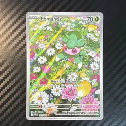 Fomantis 085/084 Me05: Pitch Black Pokemon NM - Image 1
