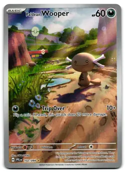 Paldean Wooper 102/094 - 🌊 Phantasmal Flames Pokemon TCG Holo 🖤 - M/LP - Image 1