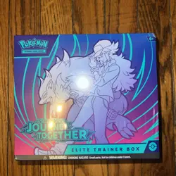 Pokemon TCG SV09 Journey Together Elite Trainer Box ETB - slight tear - Image 1