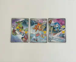 First Partner Illustration Collection Series 1 Gen 4 Sinnoh Starters Pokemon TCG - Image 1
