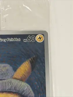 Pokemon Van Gogh Museum Pikachu with Grey Felt Hat SVP EN 085 Promo Sealed FL89 - Image 3