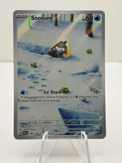 Snorunt 188/182 Illustration Rare Paradox Rift Pokemon Holo - Image 1