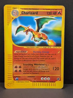 Charizard 006/165 Expedition Base Set Reverse Holo Rare Pokemon TCG Nintendo HP - Image 1