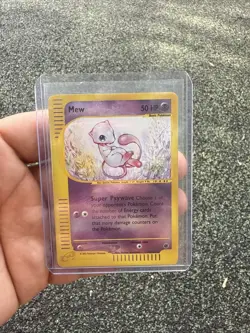 Pokemon TCG Mew 19/165 Expedition Base Set Reverse Holo Rare 2002 English 50HP - Image 1