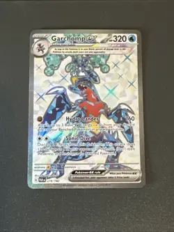 2023 Pokemon PAR EN #219/182 Garchomp EX Ultra Rare Mint - Image 1