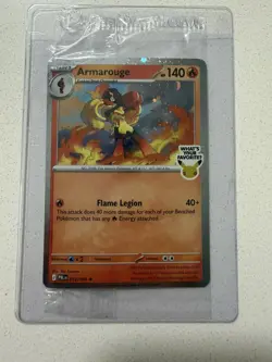 Armarouge #012/084 - Pokemon Pitch Black Promo - Sealed - Image 1