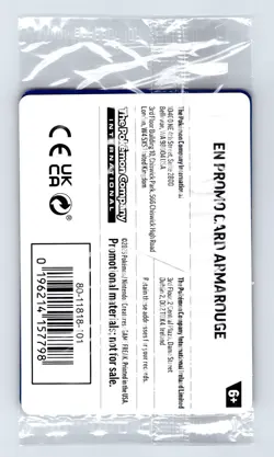 Armarouge 012/084 BEST BUY PITCH BLACK Promo Sealed What's Your Favorite Stamp - Image 2