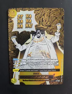 One Piece TCG The Time of Battle Zehahahahaha! OP16-116 Alternate Art English - Image 3