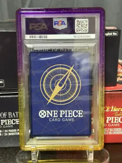 Bandai 2023 One Piece CCG OP04 EN Boa Hancock SP #078 Alt Art Holo PSA 10 - Image 2