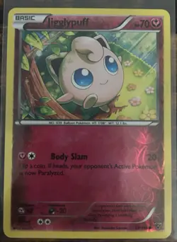 NEAR MINT Pokemon Jigglypuff 88/146 XY Reverse Holo Common Basic 70 HP 2014 - Image 1