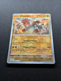 Groudon 049/131 Prismatic Evolutions - Master Ball Holo Pokemon Card - NM/Mint - Image 2