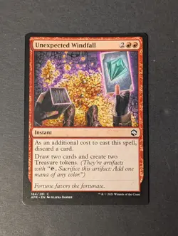 MTG Card - 1x Unexpected Windfall - Adventures in the Forgotten Realms -NM Magic - Image 5