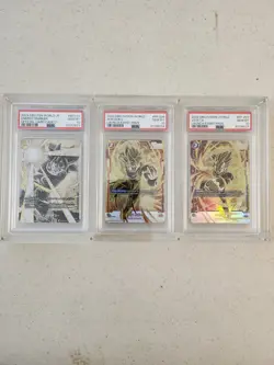 PSA 10 Dragon Ball Super Fusion World Promo Set E01-01 FP-006 FP-007 (3 Cards) - Image 1