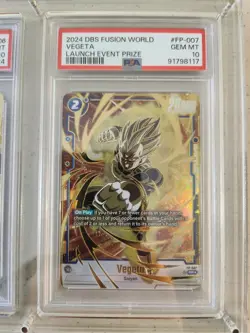 PSA 10 Dragon Ball Super Fusion World Promo Set E01-01 FP-006 FP-007 (3 Cards) - Image 4