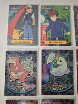 x21 2000 Pokemon Topps / Chrome Foil Card Lot Blastoise Hypno Psyduck Muk Movie - Image 2