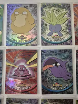 x21 2000 Pokemon Topps / Chrome Foil Card Lot Blastoise Hypno Psyduck Muk Movie - Image 3