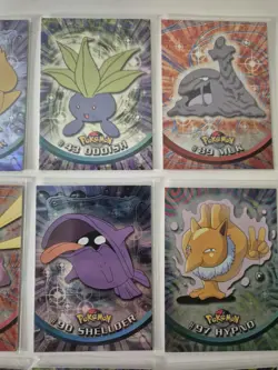 x21 2000 Pokemon Topps / Chrome Foil Card Lot Blastoise Hypno Psyduck Muk Movie - Image 4