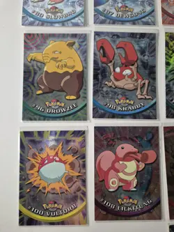 x21 2000 Pokemon Topps / Chrome Foil Card Lot Blastoise Hypno Psyduck Muk Movie - Image 5