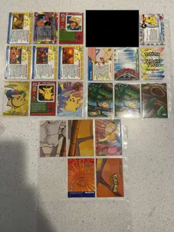 Pokemon Topps cards pikachu big lot inluding die cut, misprint, clear card - Image 4