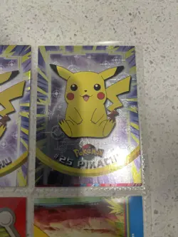 Pokemon Topps cards pikachu big lot inluding die cut, misprint, clear card - Image 5