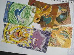Topps Pokemon TV Animation Edition 1999 5-Card Lot Jolteon Gengar +3 #06-149 - Image 1