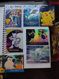 Topps Pokemon TV/Movie Animation Edition 2000 6-Card Lot Pikachu #25 Mewtwo #150 - Image 1