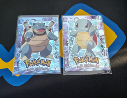 Topps Pokemon Trading Cards 1999 2-Card Lot Squirtle #07 Blastoise #09 both foil - Image 1