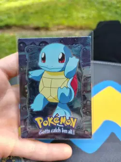 Topps Pokemon Trading Cards 1999 2-Card Lot Squirtle #07 Blastoise #09 both foil - Image 5