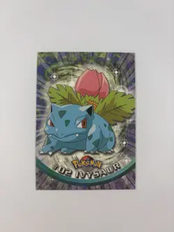Pokemon Topps Bulbasaur #01 Ivysaur #02 Venusaur NM Card Lot Evolution Set - Image 4