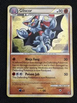 Gliscor 4/90 Undaunted Holo Pokemon Card MP - Image 1