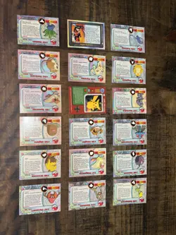 Topps 1999 Pokemon TV1/TV2 Trading Card Lot Pikachu Poliwag Psyduck Machoke - Image 2