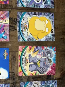 Topps 1999 Pokemon TV1/TV2 Trading Card Lot Pikachu Poliwag Psyduck Machoke - Image 3