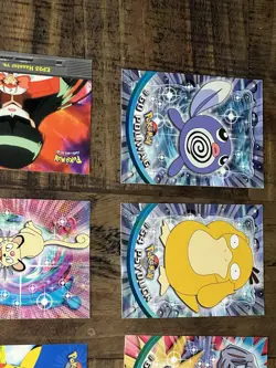 Topps 1999 Pokemon TV1/TV2 Trading Card Lot Pikachu Poliwag Psyduck Machoke - Image 5