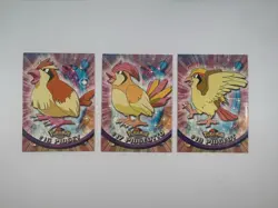 Pokemon Topps Pidgeot #18 Pidgeotto #17 Pidgey #16 NM Card Lot Evolution Set - Image 1