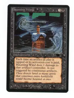 Magic the Gathering Antiquities Haunting Wind MTG Uncommon NM - Image 1