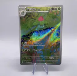 Ivysaur 167/165 Illustration Rare Pokemon Card 151 English Bisaknosp Mint - Image 1