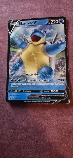 Blastoise V SWSH101 Holo Promo Sword & Shield Promo Pokemon Holo MP - Image 1
