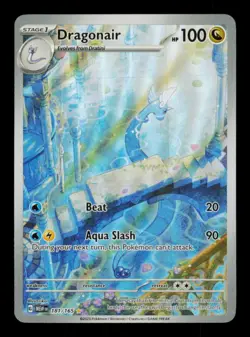 Pokemon Card Dragonair 181/165 151 Holo MEW English Illustration Rare LP 2023 - Image 1
