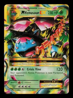 Pokemon Card M Venusaur EX 2/108 Evolutions EVO Holo XY Rare Mega NM 2016 - Image 1