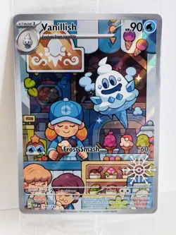 Vanillish 190/182 Holiday 2025 Snowflake Stamp Promo Pokemon Card - Sealed - Image 1