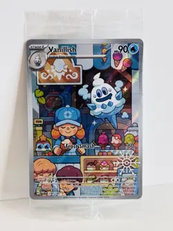 Vanillish 190/182 Holiday 2025 Snowflake Stamp Promo Pokemon Card - Sealed - Image 2