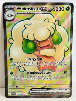 Whimsicott ex - 157/086 - Ultra Rare - White Flare - Pokemon Card - Full Art - Image 1
