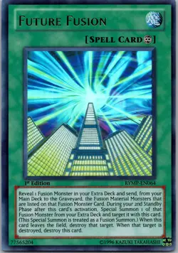 Yugioh Future Fusion RYMP-EN064 1st Edition Ultra Rare NM - Image 1