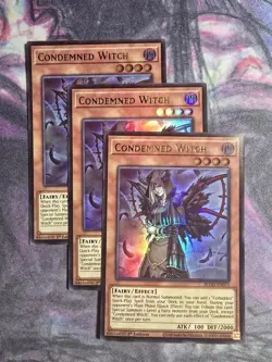 3x Condemned Witch 1st Edition Ultra Rare BLGG-EN071 Yu-Gi-Oh! - Image 1