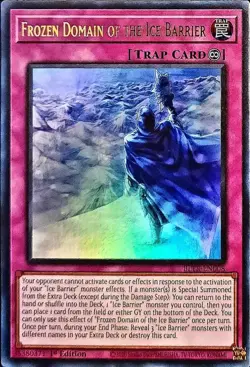 Yugioh! - Frozen Domain of the Ice Barrier - BLTR-EN008 - Ultra Rare - 1st Ed. - Image 1